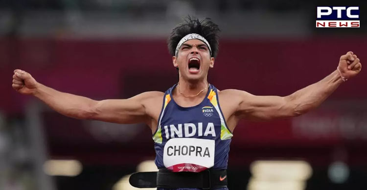Neeraj Chopra, Gold Medal, Kuortane Games Javelin Throw, Punjabi news, Javelin throw record, KuortaneGames2022 