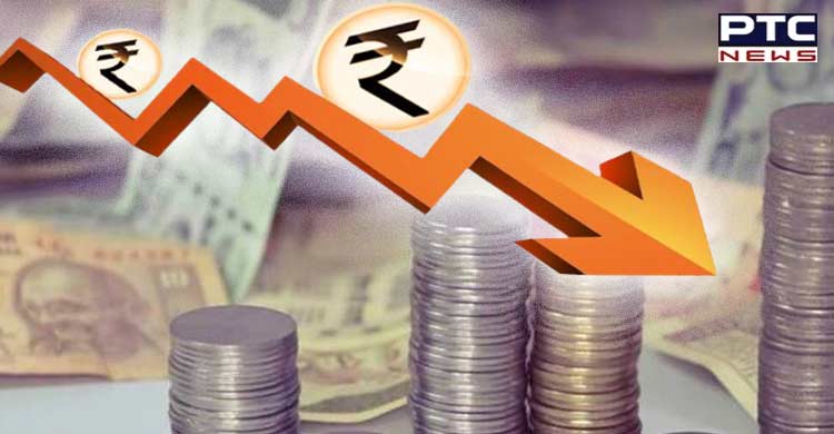 Rupee slumps 14 paise to 77.69 against US dollar
