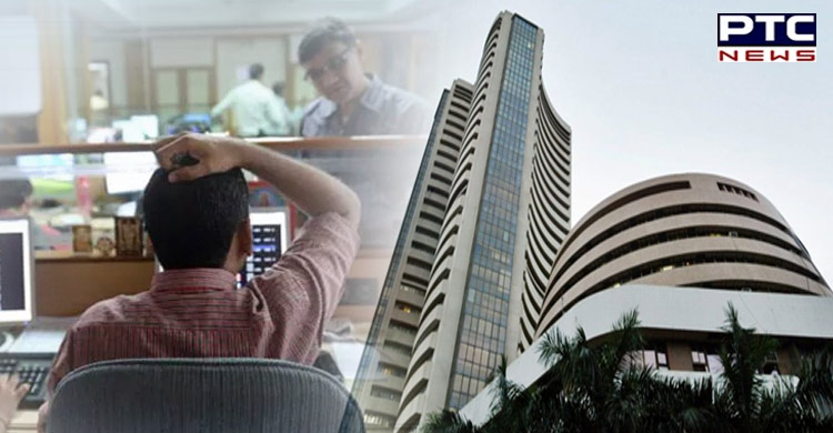 Sensex falls 867 points on weakness in global equities
