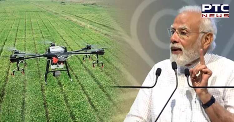 PM Modi opens Bharat Drone Mahotsav; says drones to play vital role for farmers