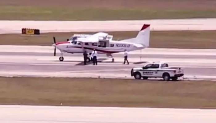 pilot, passenger, landed, america, florida emergency landing