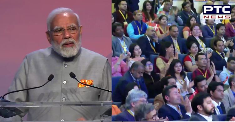 PM Modi addresses Indian community in Denmark