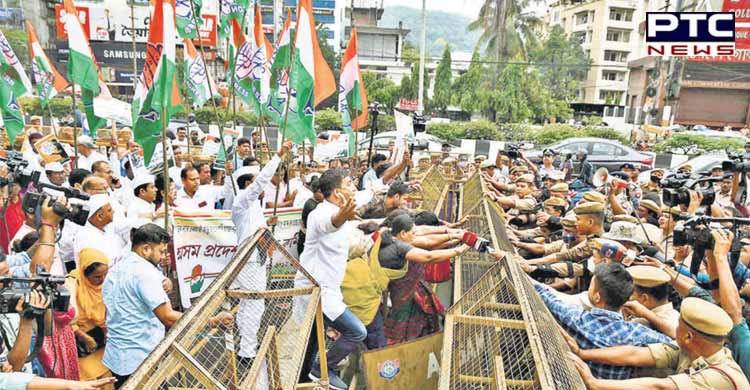 Top Congress leaders detained during protest as ED continues to question Rahul Gandhi