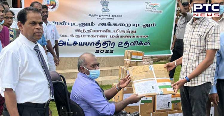 India's humanitarian aid to Sri Lanka 