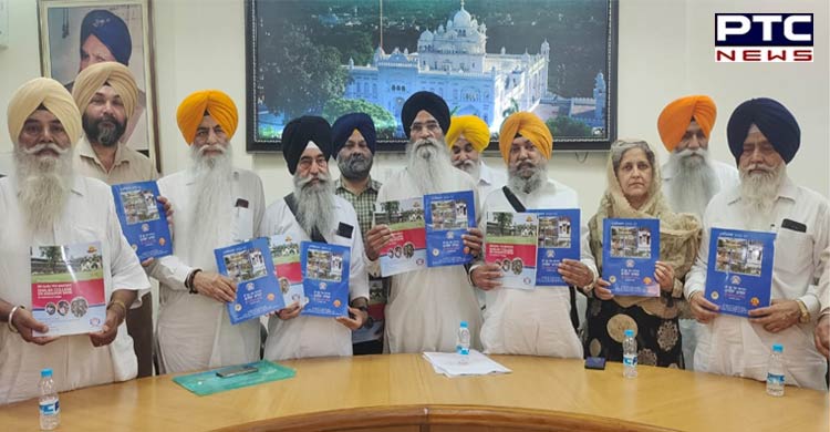 SGPC president Advocate Harjinder Singh Dhami releases prospectus of Khalsa College