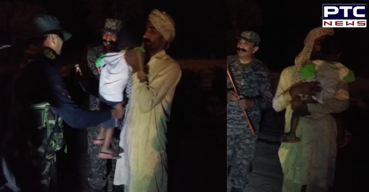 BSF hands back 3-year-old Pakistani boy after he accidentally crosses border