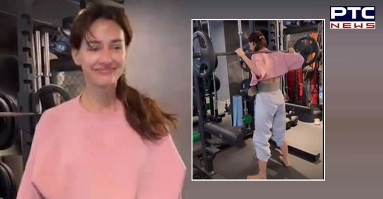 Disha Patani shares fitness goals in workout video