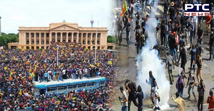 Sri Lanka Crisis: Protesters in Sri Lanka hospitalised after clash at Galle  Face Green Park - PTC News