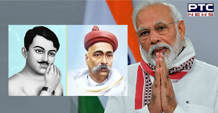 PM Modi pays tribute to freedom fighters Tilak, Azad on their birth anniversary