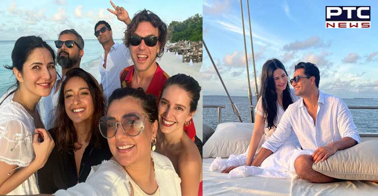 A sneak peek into Katrina-Vicky's fun moments from their Maldives trip