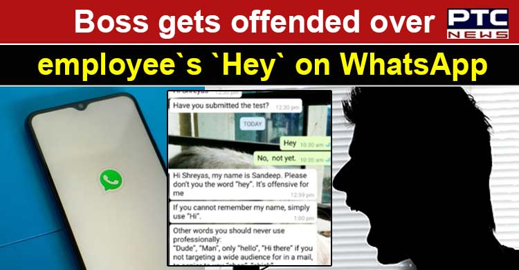 Boss offended as employee greets him with 'unprofessional Hey' on