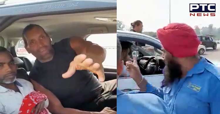 Viral Video: The Great Khali slaps toll worker for asking ID card