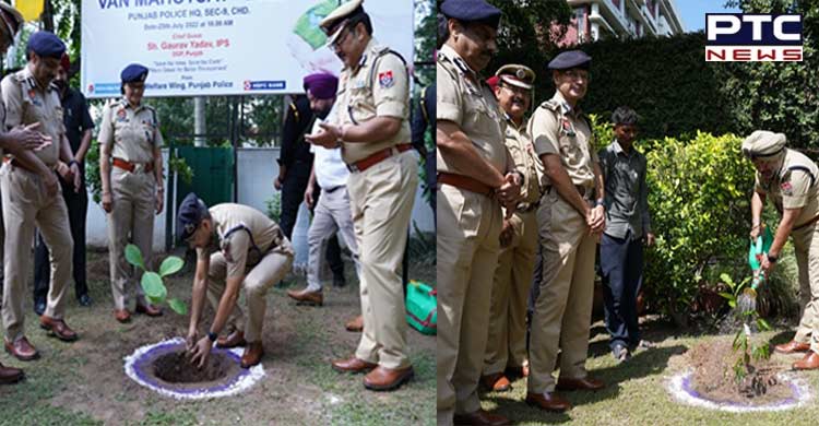 Van Mohatsav 2022: Punjab Police plant over 31k saplings across state