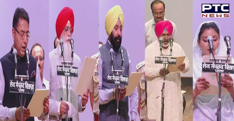 Punjab CM Bhagwant Mann expands Cabinet, 5 new ministers take oath