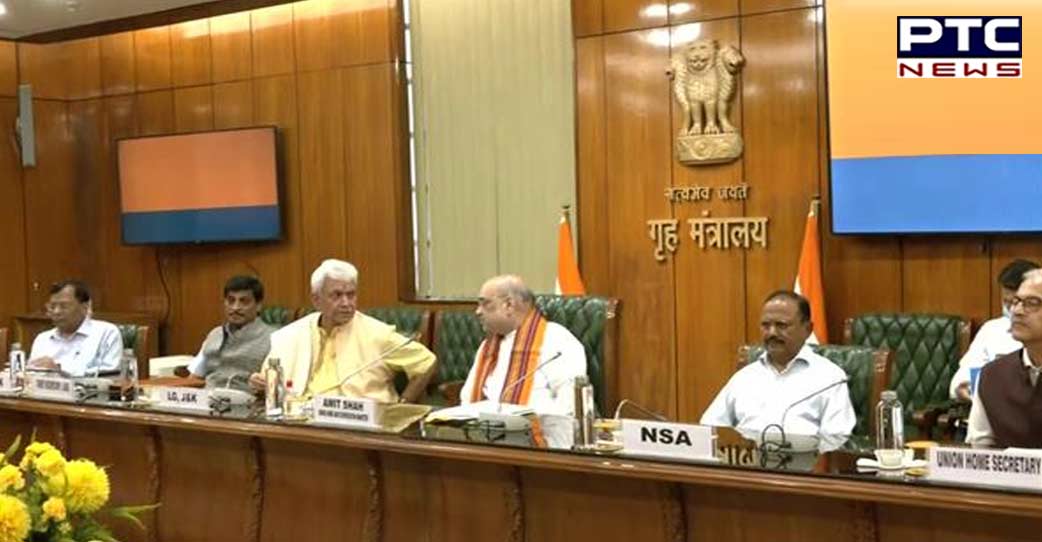 Amit Shah chairs high-level meeting to review security situation in J-K