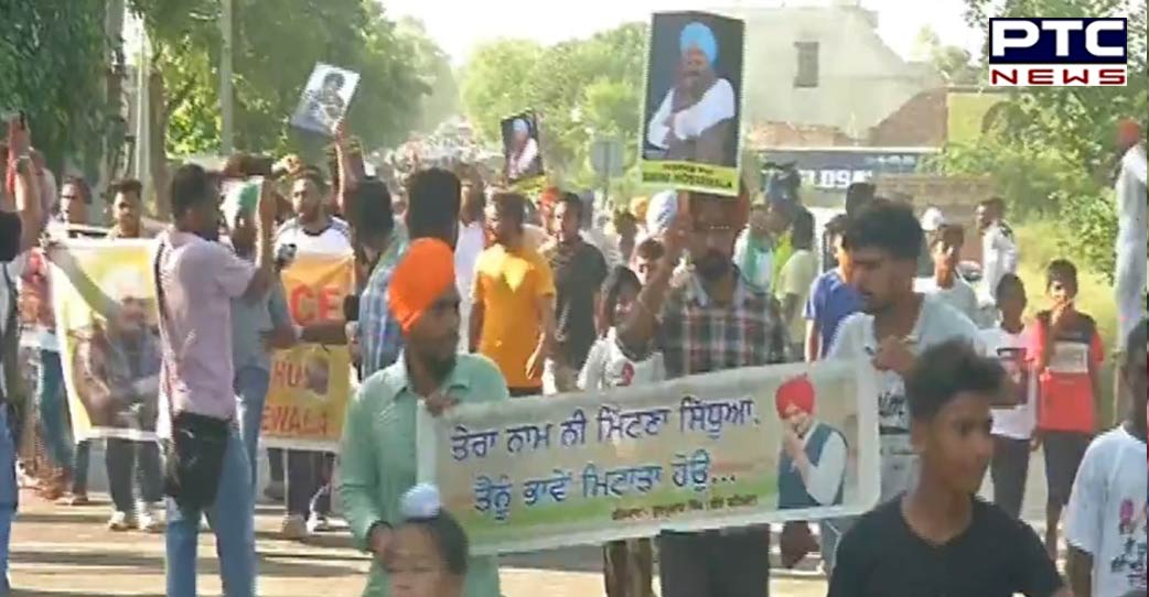 Watch Video: Thousands attend candle march in Mansa to seek justice for Sidhu Moosewala