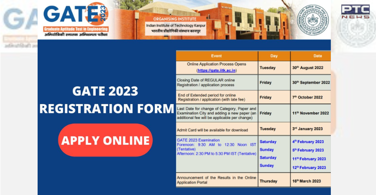 gate registration number