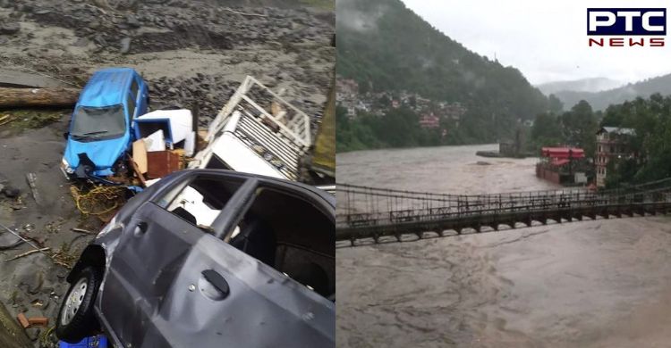 Pathankot-Mandi NH closed due to collapse of bridge over Chakki river