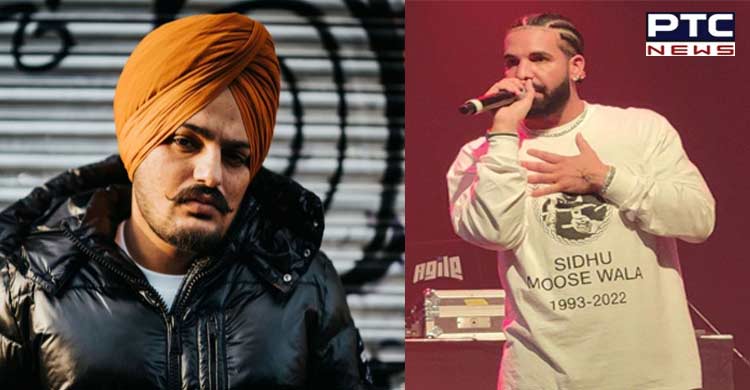 Rapper-singer Drake launches T-shirts in memory of late Sidhu Moosewala,  says 'We celebrate your life