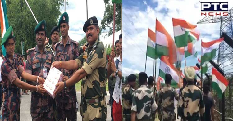 Independence Day 2022: India, Bangladesh troops exchange sweets at Fulbari border