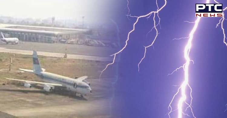 Two IndiGo engineers hurt as lightning strike at Nagpur airport