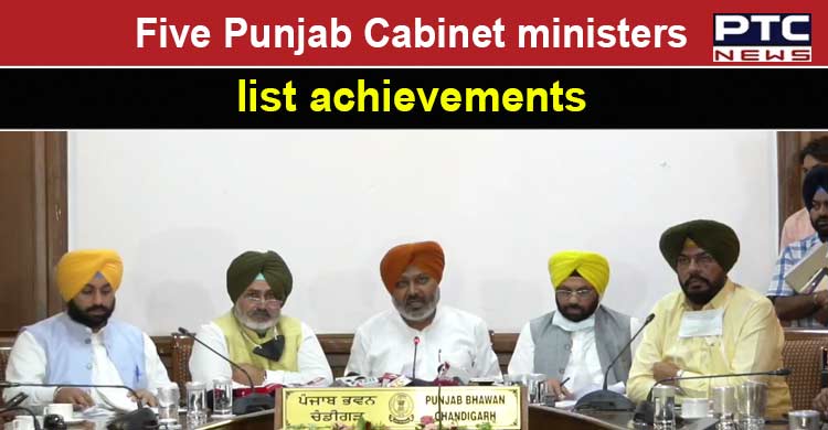 Five Punjab Cabinet Ministers Present 'report Card'; Claim Almost All ...