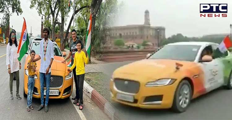 Youth revamps car on Independence Day theme; spends Rs 2 lakh