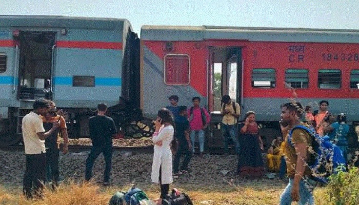 train accident gondiya