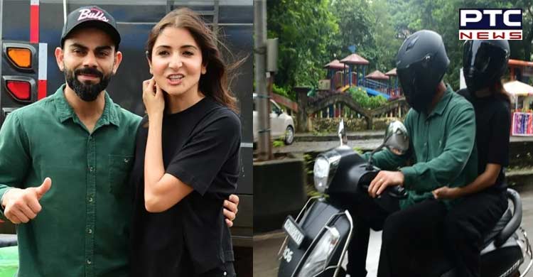 Virat and Anushka's scooty ride takes Internet by storm