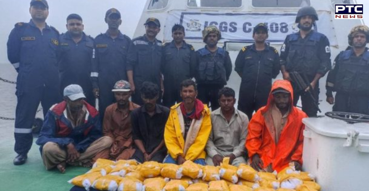 6 Pakistani boats with 40 kg heroin seized from Gujarat