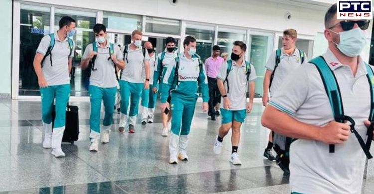 Australian cricket team arrives in Mohali ahead of T-20 series