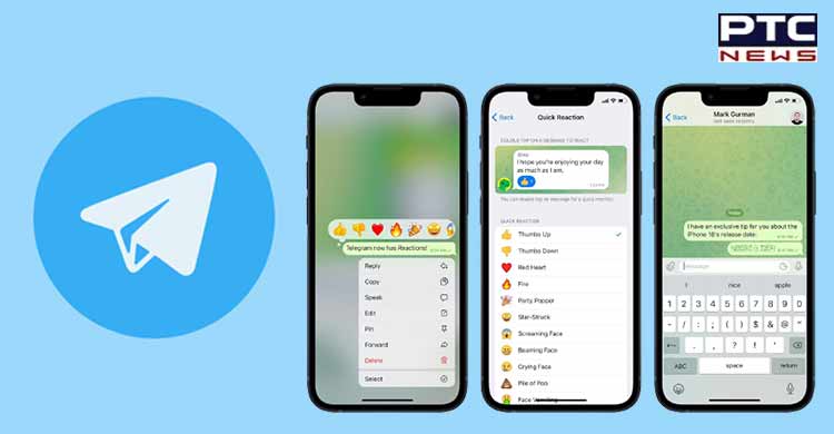 Telegram introduces infinite reactions, emoji statuses