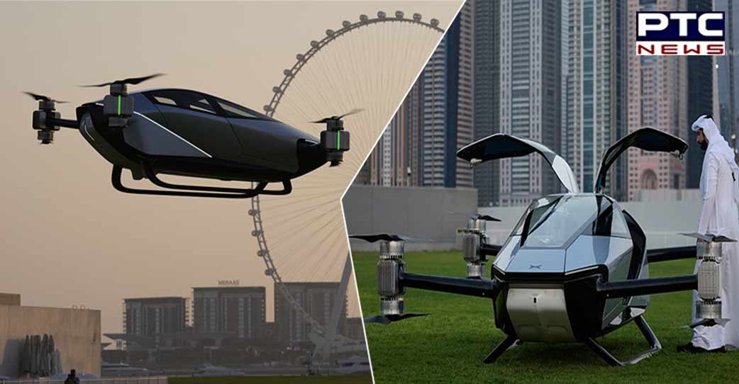 Chinese manufacturer tests flying car in Dubai