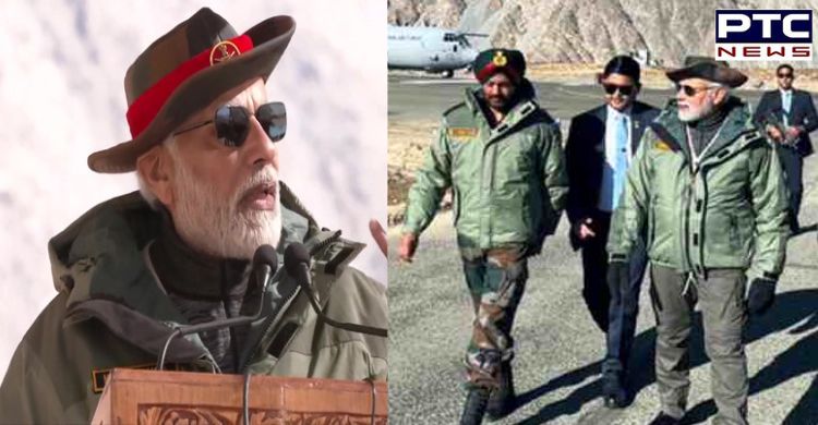 Peace impossible without strength: PM Modi addresses soldiers in Kargil