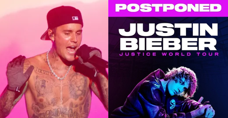 Justin Bieber postpones remaining 'Justice' tour dates to 2023