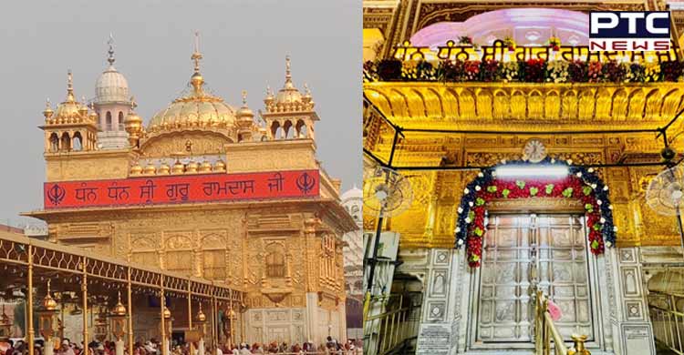 Exclusive Pictures: Amritsar’s Golden Temple adorned to mark Guru Ram Das Ji Gurpurab 2022