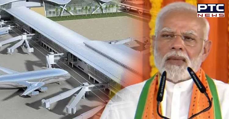 Gujarat: PM Modi lays foundation stone of airport, highlights 'double-engine' growth