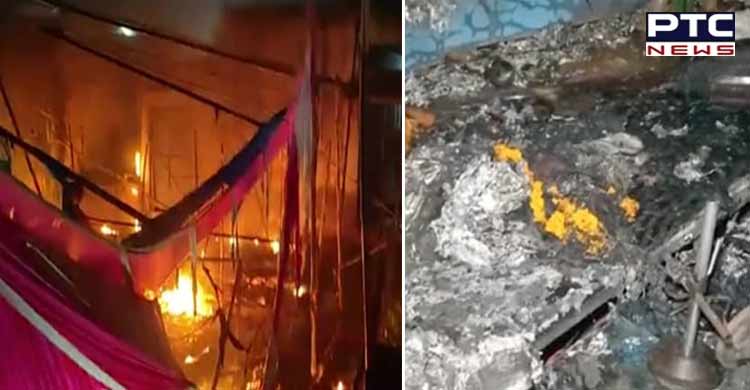 3 killed, several injured as fire engulfs in Durga Puja pandel in UP’s Bhadohi
