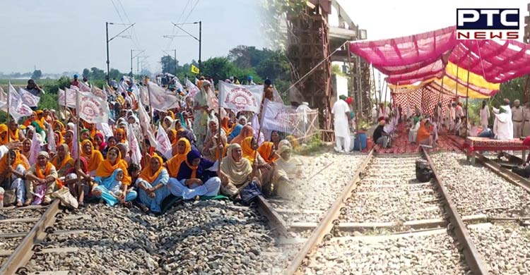 Farmers union hold three-hour ‘rail roko’ protest
