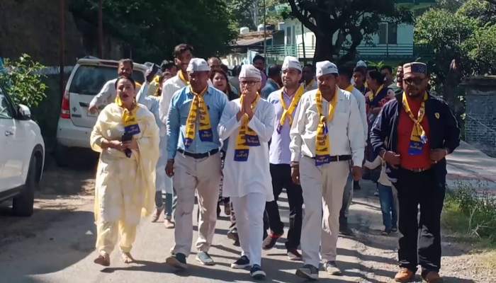 himachal assembly election: अंतरराष्ट्रीय अल्ट्रा मैराथन धावक सुनील शर्मा ने भरा नामांकन, बीजेपी-कांग्रेस को बताया रावण की सेना