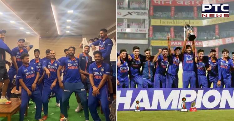 Team India grooves to ‘bolo tara ra ra’ after series win over SA