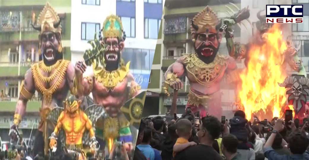 Diwali 2022: ਗੋਆ ਵਿੱਚ ਦੀਵਾਲੀ ਦਾ ਜਸ਼ਨ, ਪਣਜੀ ਵਿੱਚ ਲੋਕਾਂ ਨੇ ਸਾੜਿਆ ‘ਨਰਕਾਸੁਰ’ ਦਾ ਪੁਤਲਾ