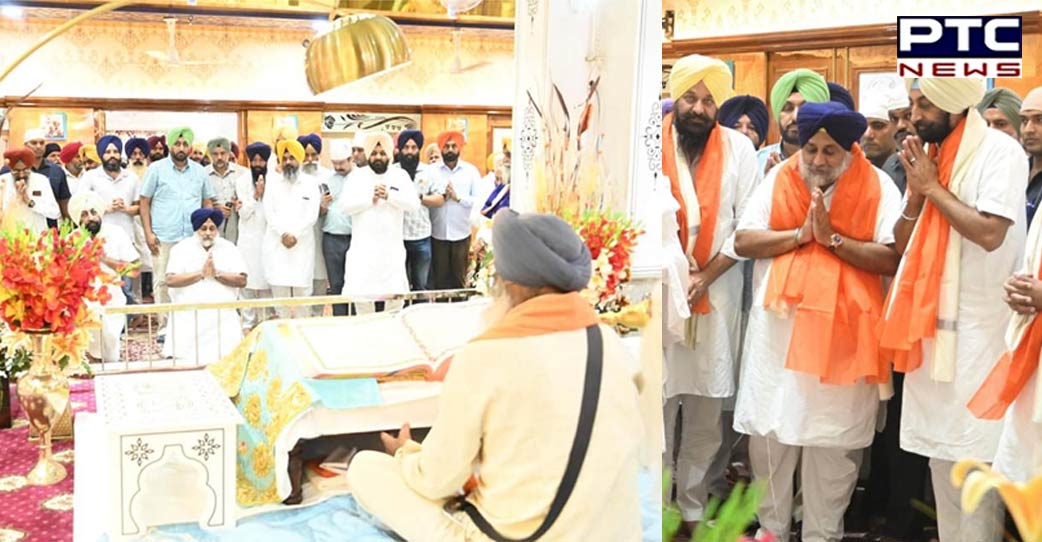 ਗੁਰਦੁਆਰਾ ਅੰਗੀਠਾ ਸਾਹਿਬ ਹੋਏ ਨਤਮਸਤਕ ਸੁਖਬੀਰ ਸਿੰਘ ਬਾਦਲ