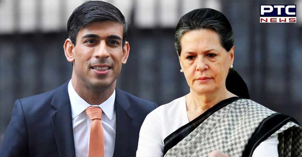 Sonia Gandhi congratulates Rishi Sunak on taking over as UK PM