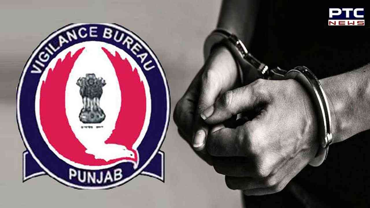 Punjab Vigilance arrests two police officials, man for taking bribe of Rs 1 lakh