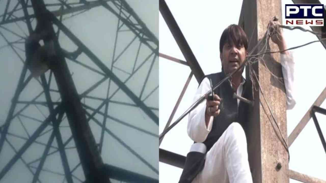 MCD polls 2022: Former AAP councillor climbs tower after party denies him ticket