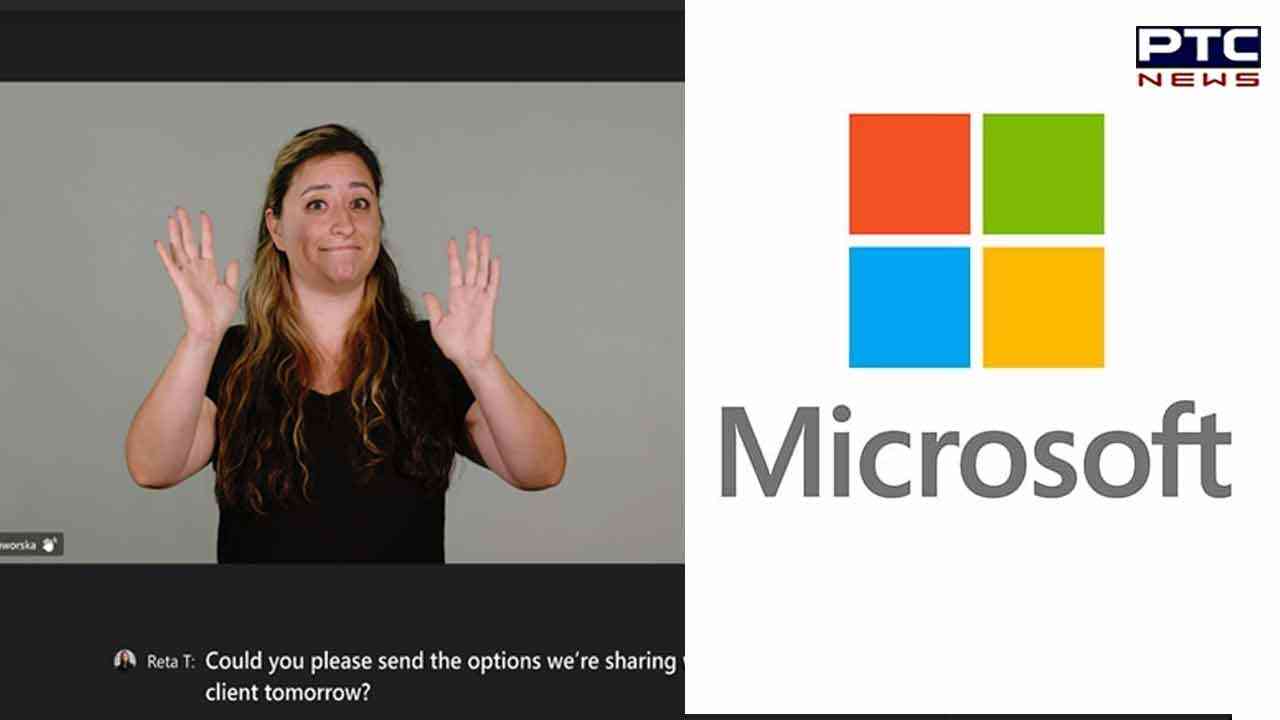 Microsoft announces sign language view for Teams