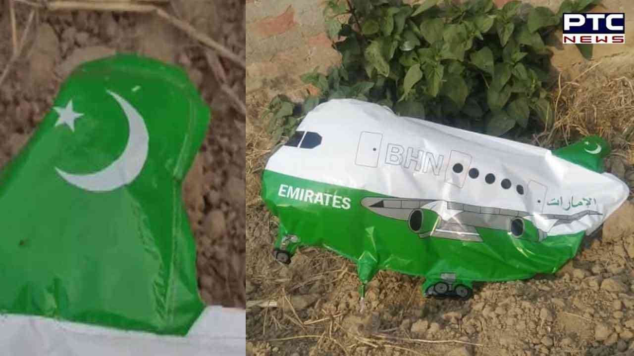 J-K: Aircraft-shaped balloon in Pakistani flag colours found in Samba; probe on