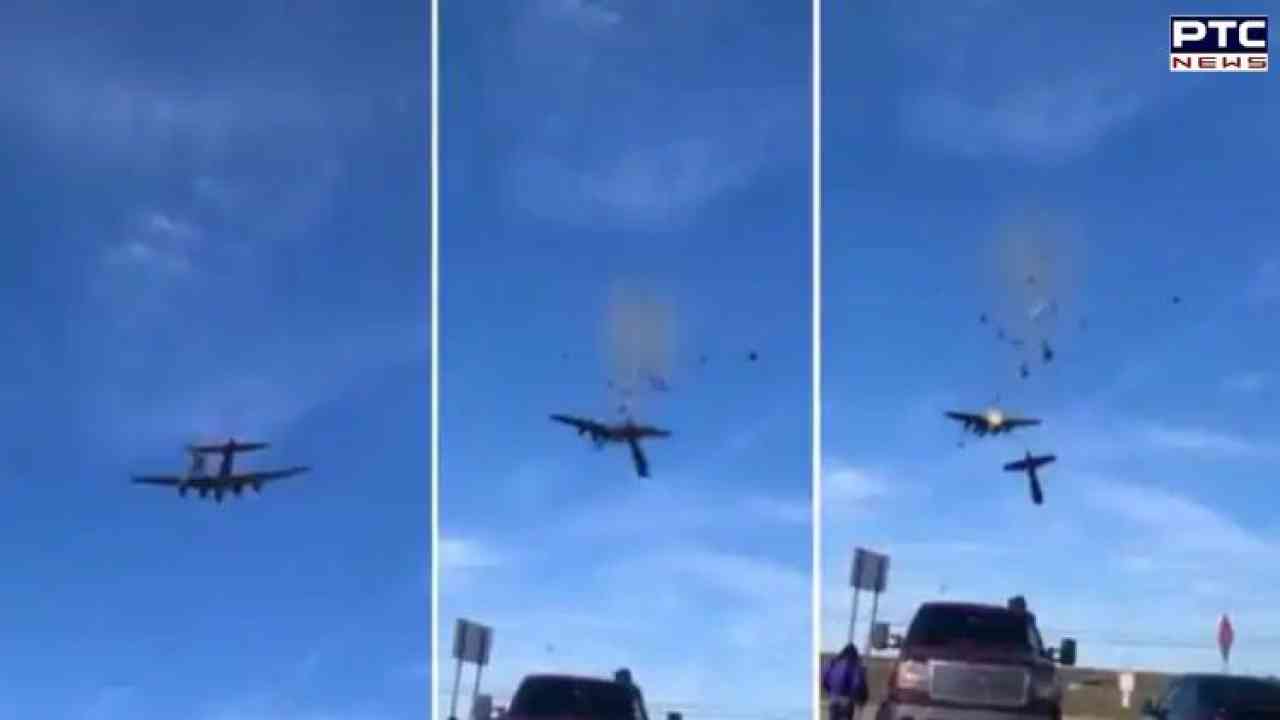 US: Six Dead After Military Planes Collide Mid-air At Dallas Airshow ...