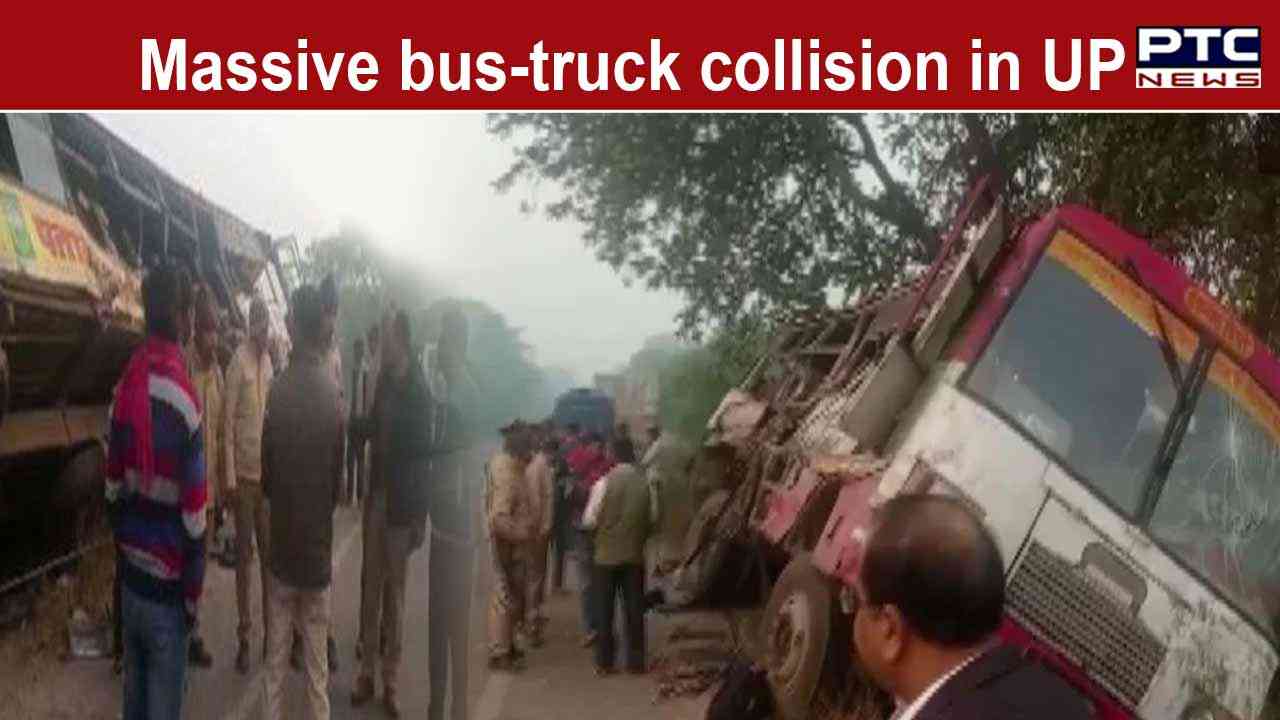 UP: 6 Dead, 15 Injured After Bus Collides With Truck | Nation - PTC News